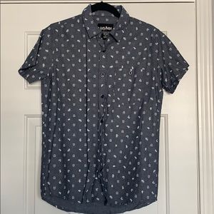 Harry Potter Hogwarts House Button Up